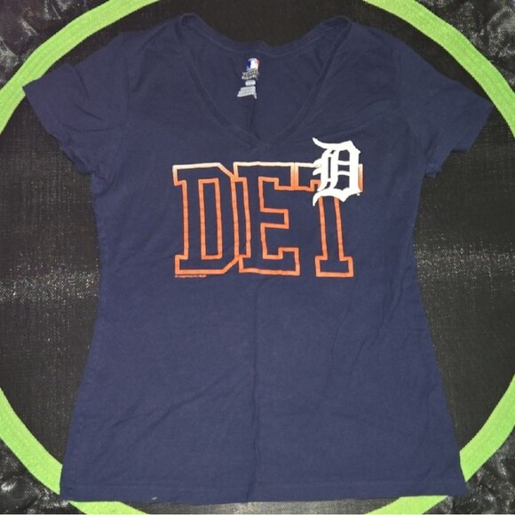 Genuine Merchandise Navy Blue Detroit Tigers T-Shirt - Picture 1 of 2